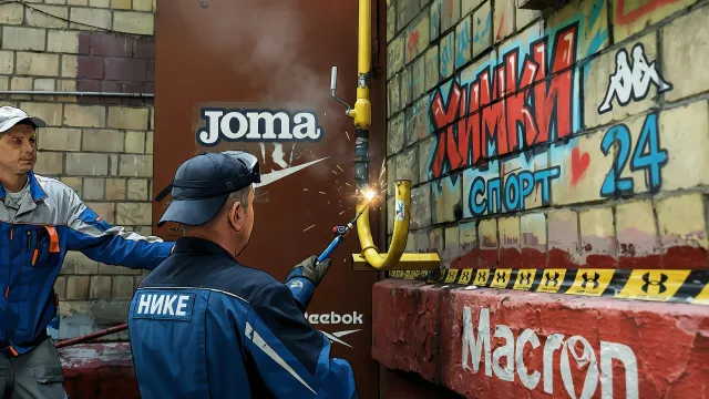 Химки меняют газовые трубы. Ремонт идёт прямо сейчас
