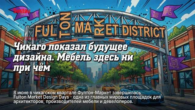Чикаго показал будущее дизайна. Мебель здесь ни при чём